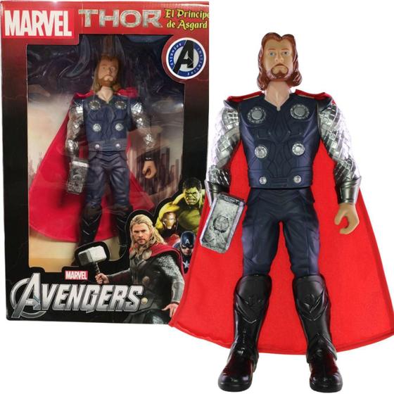 Boneco Avengers Vingadores Marvel 38Cm Personagem:Thor - Elite Imagem de Boneco Avengers Vingadores Marvel 38Cm Personagem:Thor
