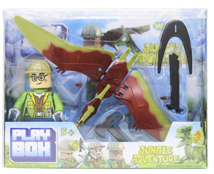 Imagem de Boneco Aventura na Selva Play Box Jungle Adventure Monta Desmonta Envio Sortido - Well Kids