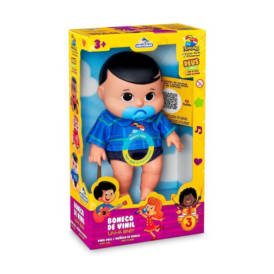 Imagem de Boneco Baby Miguel Som 3 Palavrinhas + 3 Anos Adijomar