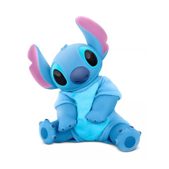 Imagem de Boneco Baby Stitch Com Roupinha Certidão Design Divertido Corpo Macio