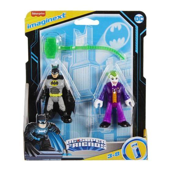 Imagem de Boneco Batman e Coringa DC Friends Imaginext Mattel