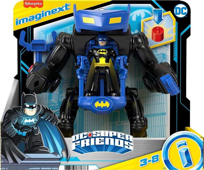 Boneco Batman e Robô De Batalha Imaginext Mattel - HGX79 - Bonecos ...