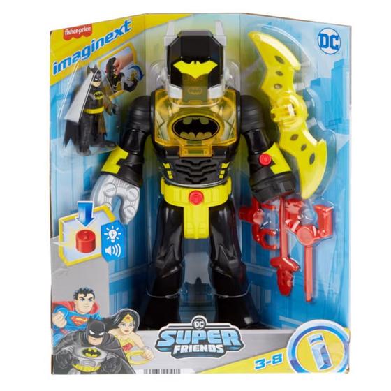 Imagem de Boneco - Batman Insider e Robô Exoesqueleto com Luz e Som - Imaginext DC Super Friends - Fisher Price - Mattel