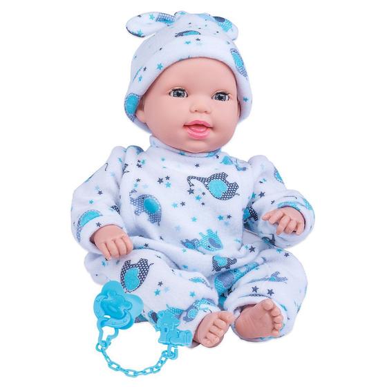 Imagem de Boneco Bebê Miyo Menino Fecha Os Olhos Com Som - Cotiplas