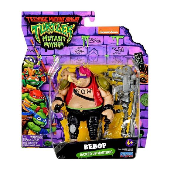 Boneco Bebop Do Filme Tartarugas Ninja Caos Mutante 3670