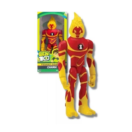 Imagem de Boneco Ben 10 Figuras Gigantes Chama 1753 - Sunny