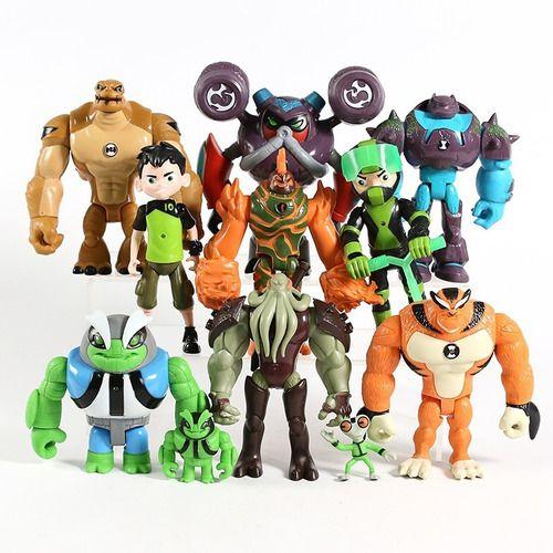 Boneco Ben 10 Kit Com 11 Personagens - ActionCollection - Boneco Ben 10 ...