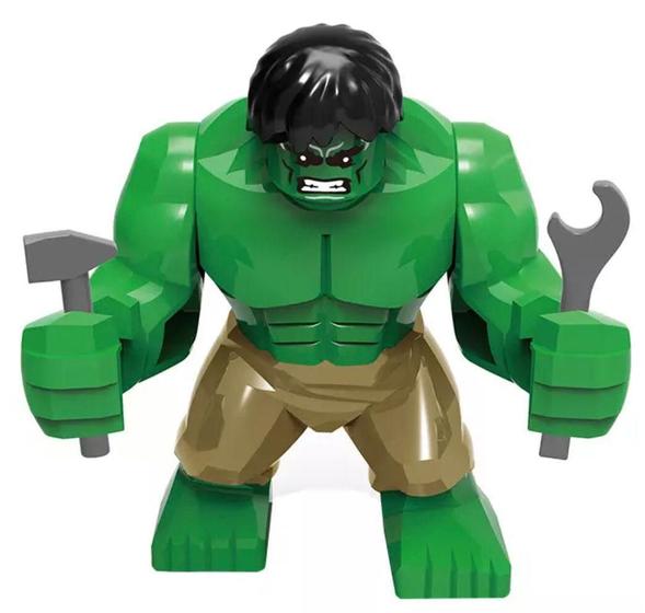 Imagem de Boneco Big Blocos De Montar Big Hulk Clássico