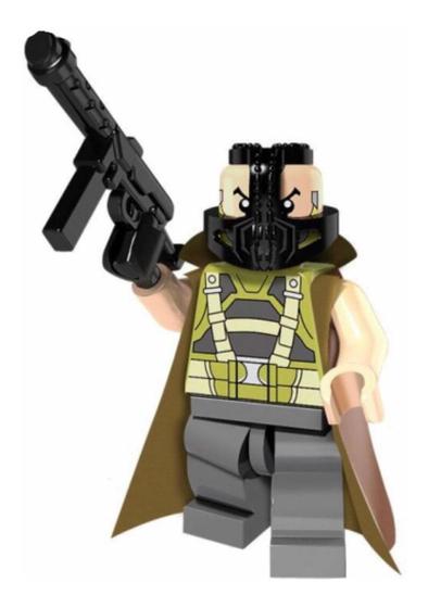 Imagem de Boneco Blocos De Montar Bane Batman Cavaleiro Das Trevas