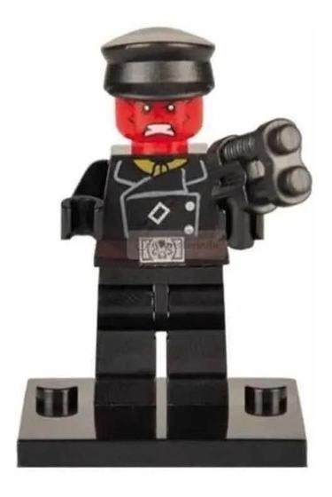 Imagem de Boneco Blocos De Montar Caveira Vermelha Capitão América