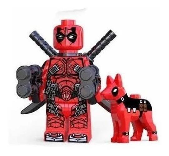 Imagem de Boneco Blocos De Montar Deadpool Dog Blink