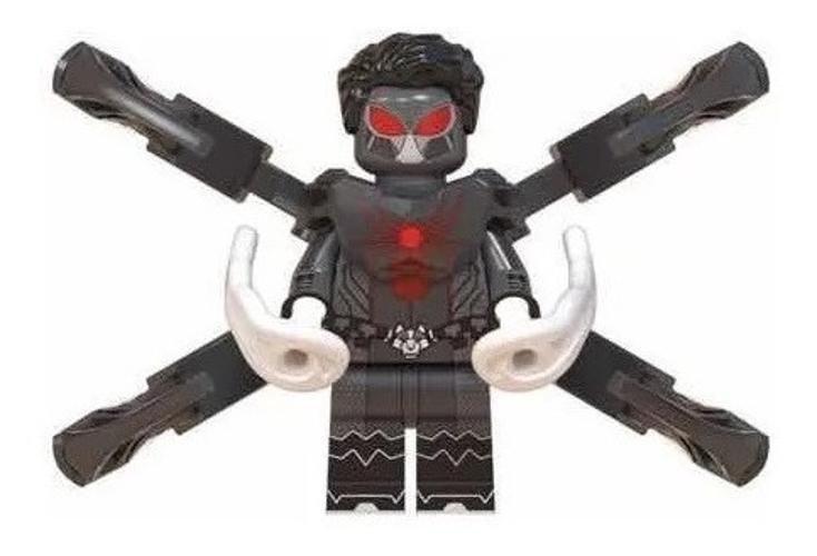 Imagem de Boneco Blocos De Montar Homem Aranha Lobo