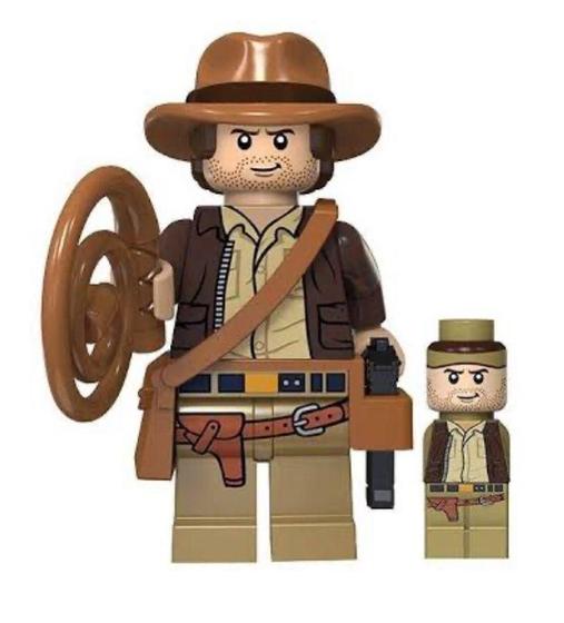 Imagem de Boneco Blocos De Montar Indiana Jones Relíquia