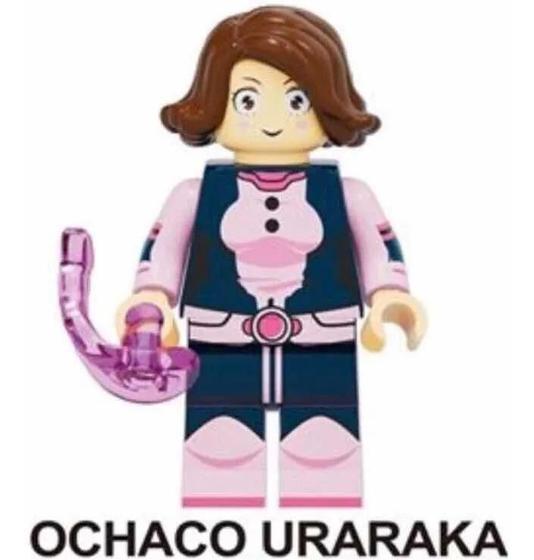 Imagem de Boneco Blocos De Montar Ochaco Uraraka My Hero Academia