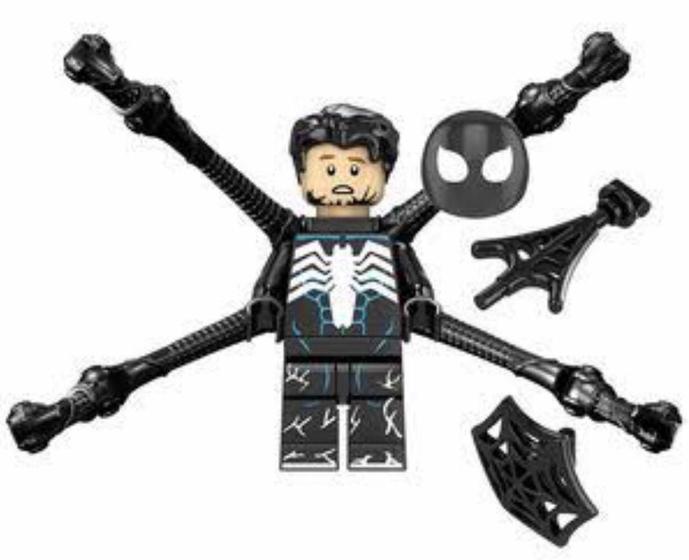 Imagem de Boneco Blocos De Montar Peter Parker Venom Homem Aranha