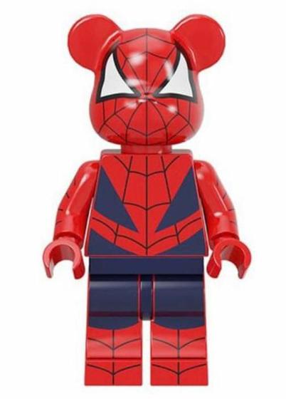 Imagem de Boneco Blocos De Montar Popobe Spider-Man Bear Exclusivo