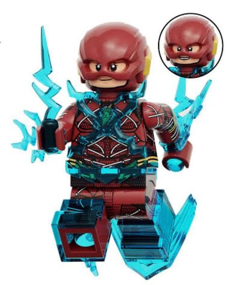 Imagem de Boneco Blocos De Montar Running The Flash
