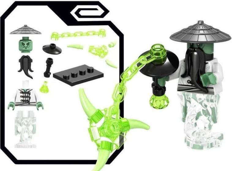 Imagem de Boneco Blocos De Montar Sensei Yang Ninja Go Ninjago