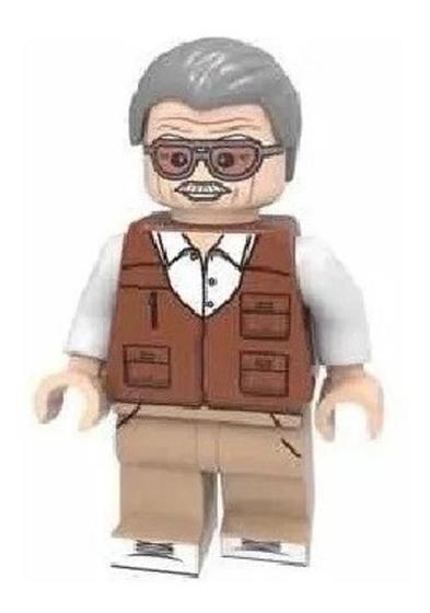 Imagem de Boneco Blocos De Montar Stan Lee Aranha Ferro Hulk América