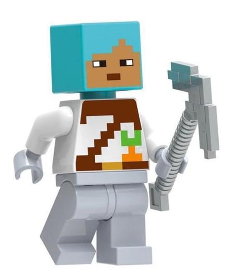 Imagem de Boneco Blocos De Montar Tamer Minecraft