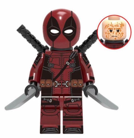 Imagem de Boneco Blocos De Montar Ultra Red Deadpool