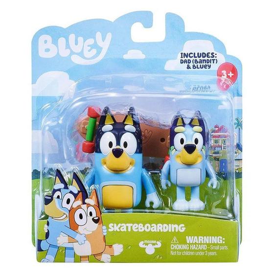 Imagem de Boneco bluey story figure 2 pack r.7908 candide sortido