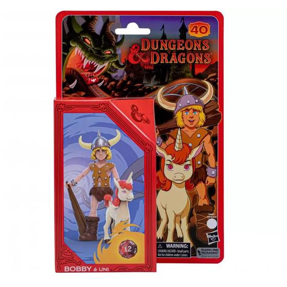 Imagem de Boneco Bobby & Uni 13 cm Dungeons & Dragons Caverna do Dragão Hasbro