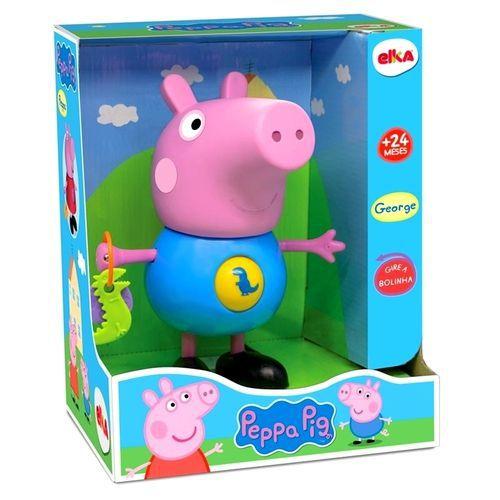 Imagem de Boneco Brinquedo Infantil Peppa Pig George com Atividades