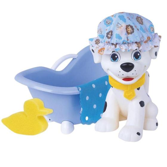 Imagem de Boneco Cachorro Patrulha Esquadrão Pet Banho Com Acessórios