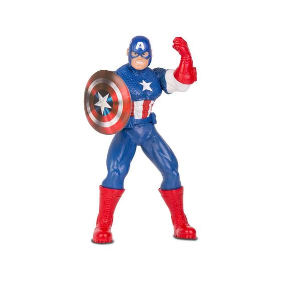 Imagem de Boneco Capitão América Marvel Comics Mimo Toys