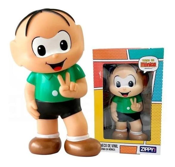 Boneco Cebolinha Turma Da Monica Vinil 18cm Menor preço em Boneco Cebolinha Turma Da Monica Vinil 18cm