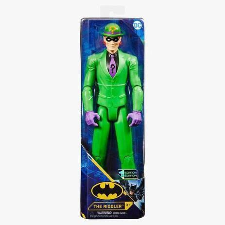 Imagem de Boneco Charada Riddler Vilão Batman Dc Comics 30 Cm Sunny