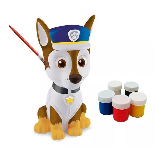 Imagem de Boneco Chase Kit Pintura Patrula Canina Pinte O Chase - Elka