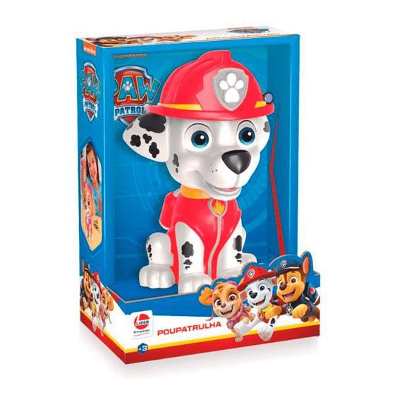 Imagem de Boneco Cofrinho Patrulha Canina Marshall Vinil Líder Brinquedos