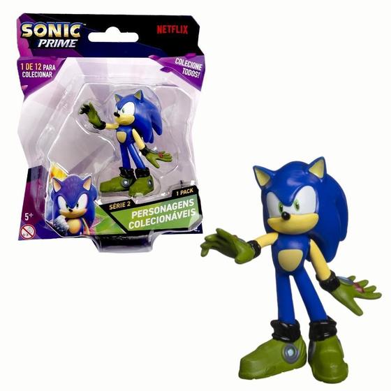Boneco Colecionável 6,5Cm Sonic Prime - Sonic - Candide - Bonecos ...