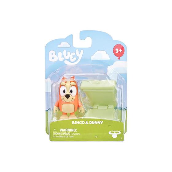 Boneco Colecionável 6cm Bluey - Bingo e Dunny - Candide Imagem de Boneco Colecionável 6cm Bluey - Bingo e Dunny