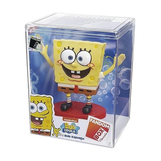 Imagem de Boneco Colecionável Bob Esponja Licenciado - Fandom Box