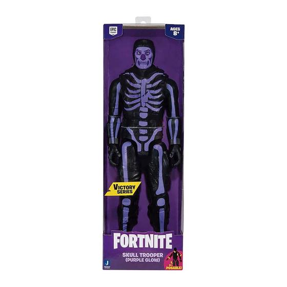 Boneco Colecionavel Fortnite Skull Trooper Roxo 30cm 2049 - Sunny ...
