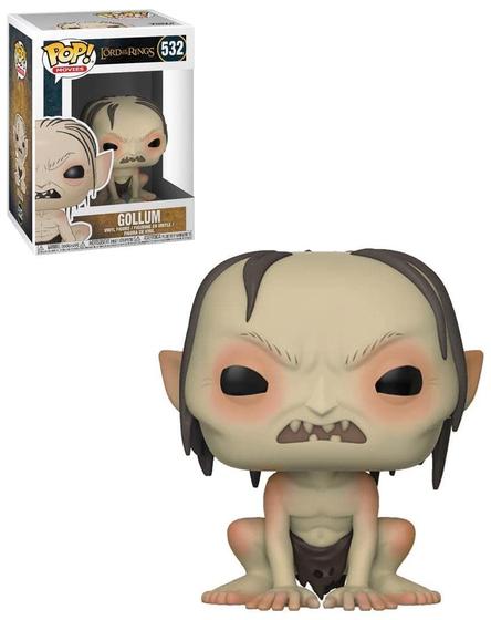 Imagem de Boneco colecionável Funko POP! Filmes: O Senhor dos Anéis Gollum