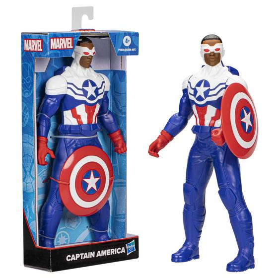 Imagem de Boneco Colecionável Marvel Olympus Capitão América San Wilson - Hasbro F6936