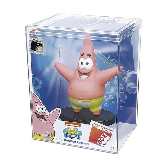 Imagem de Boneco Colecionável Patrick Vinil Bob Esponja Fandom Box