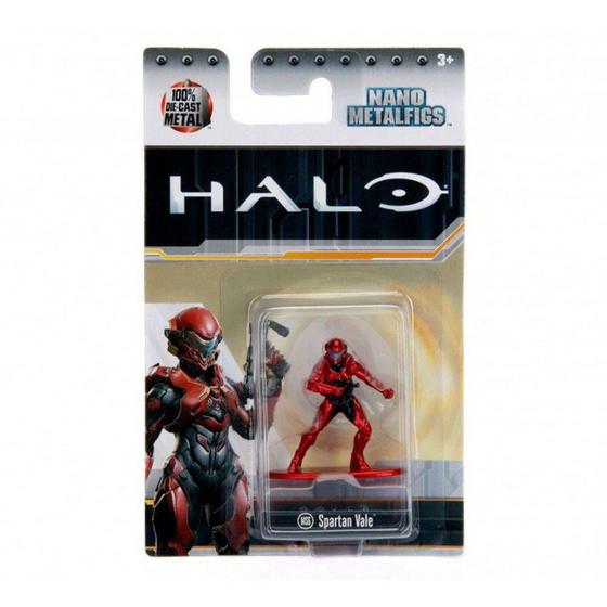 Imagem de Boneco Colecionável Spartan Vale Ms6 Nano Metalfigs Halo Dtc
