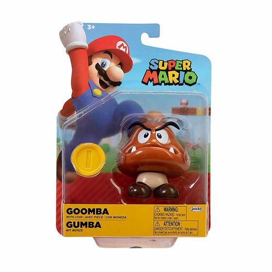 Imagem de Boneco com Acessório - Super Mario - Goomba com Moeda - Candide