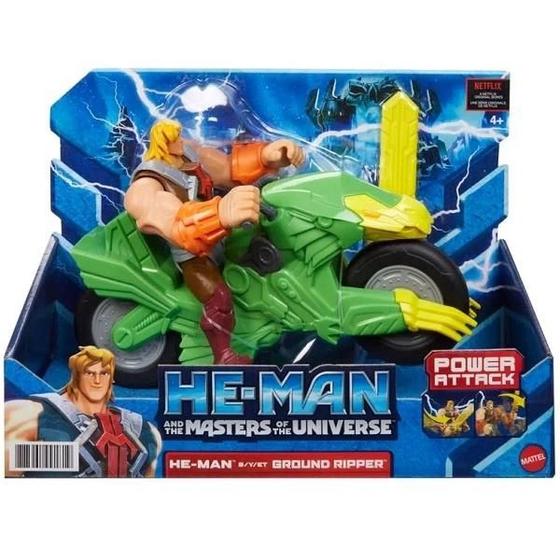 Imagem de Boneco com Veiculo Masters of the Universe he-man Mattel HBL74