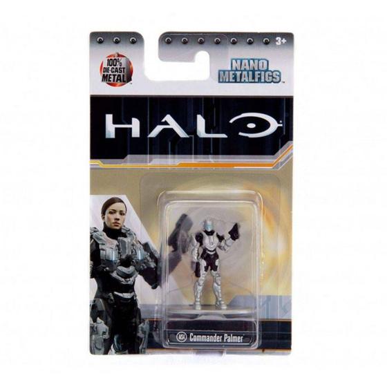 Imagem de Boneco Commander Palmer Ms4 Nano Metalfigs Halo Dtc