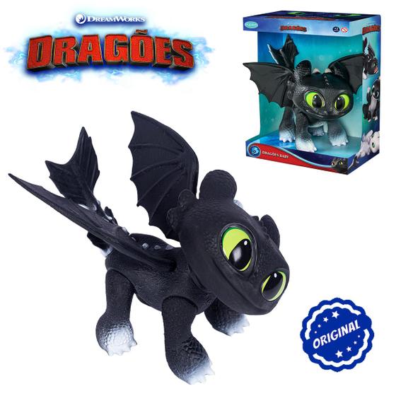 Boneco Como Treinar Seu Dragão Bebê Dusk Dawn Eclipse Vinil - Pupee ...
