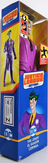 Imagem de Boneco Coringa 30 cm Liga da Justiça Figura Joker