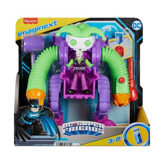 Imagem de Boneco Coringa e Robô De Batalha Batman Imaginext Mattel - HGX80