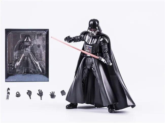 Imagem de Boneco Darth Vader Star Wars Action Figure Articulado