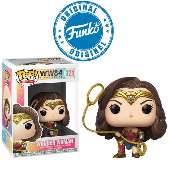 Imagem de Boneco DC WW84 Wonder Woman Pop Funko 321 - 889698466639